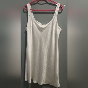 Aritzia Tryst Slip Dress (light birch - size XL)